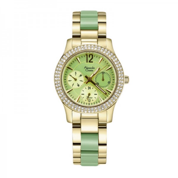 Alexandre Christie AC 2932 Gold Green BFBGPGN